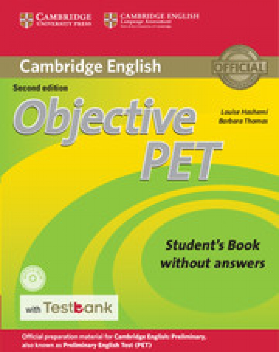 Objective PET 2Ed Student's Book without ans with Cd-Rom with Testbank 