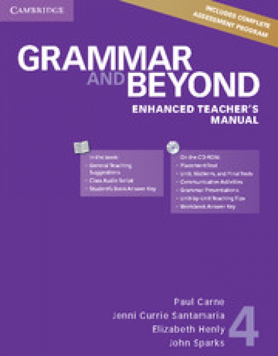 Paul Carne, Jenni Currie Santamaria Grammar and Beyond Level 4 Enhanced Teacher's Manual with CD 