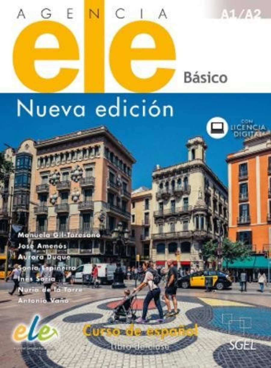Toresano Manuela Gil Agencia ELE Básico A1 + A2. Libro de clase + licencia digital 