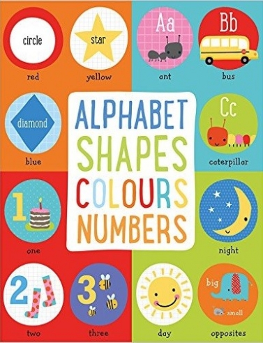 Alphabet, Shapes, Colours, Numbers 