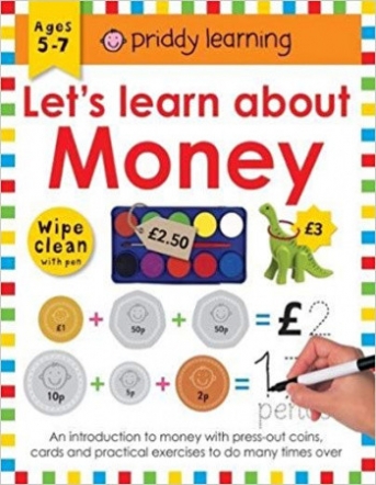 Priddy Roger Let's Learn About Money. Wipe-clean. Workbook 