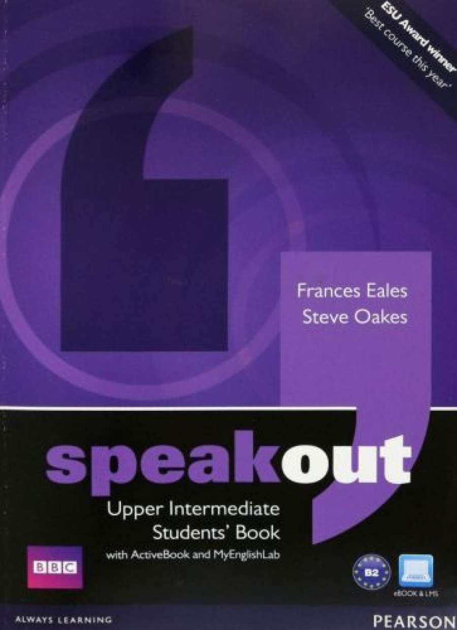 Frances Eales and Steve Oakes Speakout Up-Int SB +MyLab Pk 