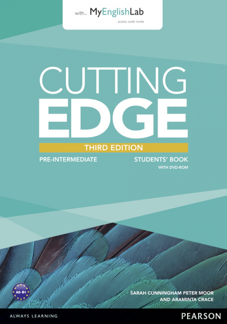 Peter Moor, Sarah Cunningham, Araminta Crace Cutting Edge 3rd Edition Pre-intermediate Students' Book and MyEnglishLab Pack 