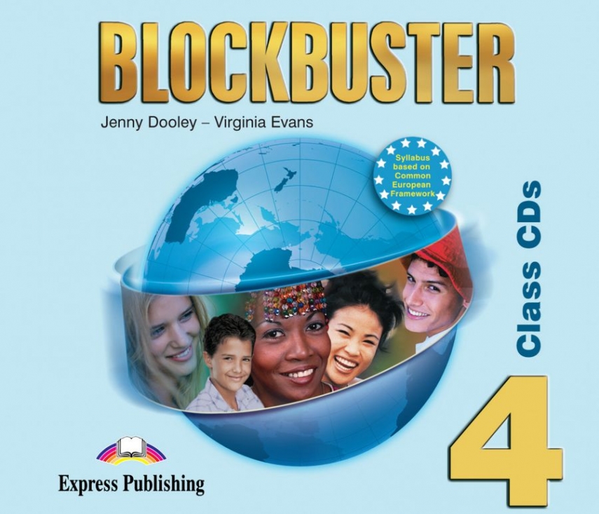 Virginia Evans, Jenny Dooley Blockbuster 4. Class Audio CDs. (set of 4). Intermediate.  CD     