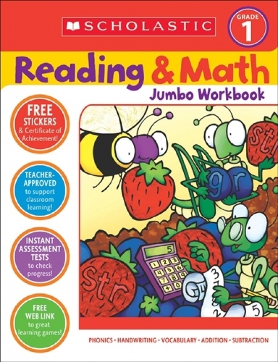 Reading & Math. Jumbo Workbook, Grade 1 
