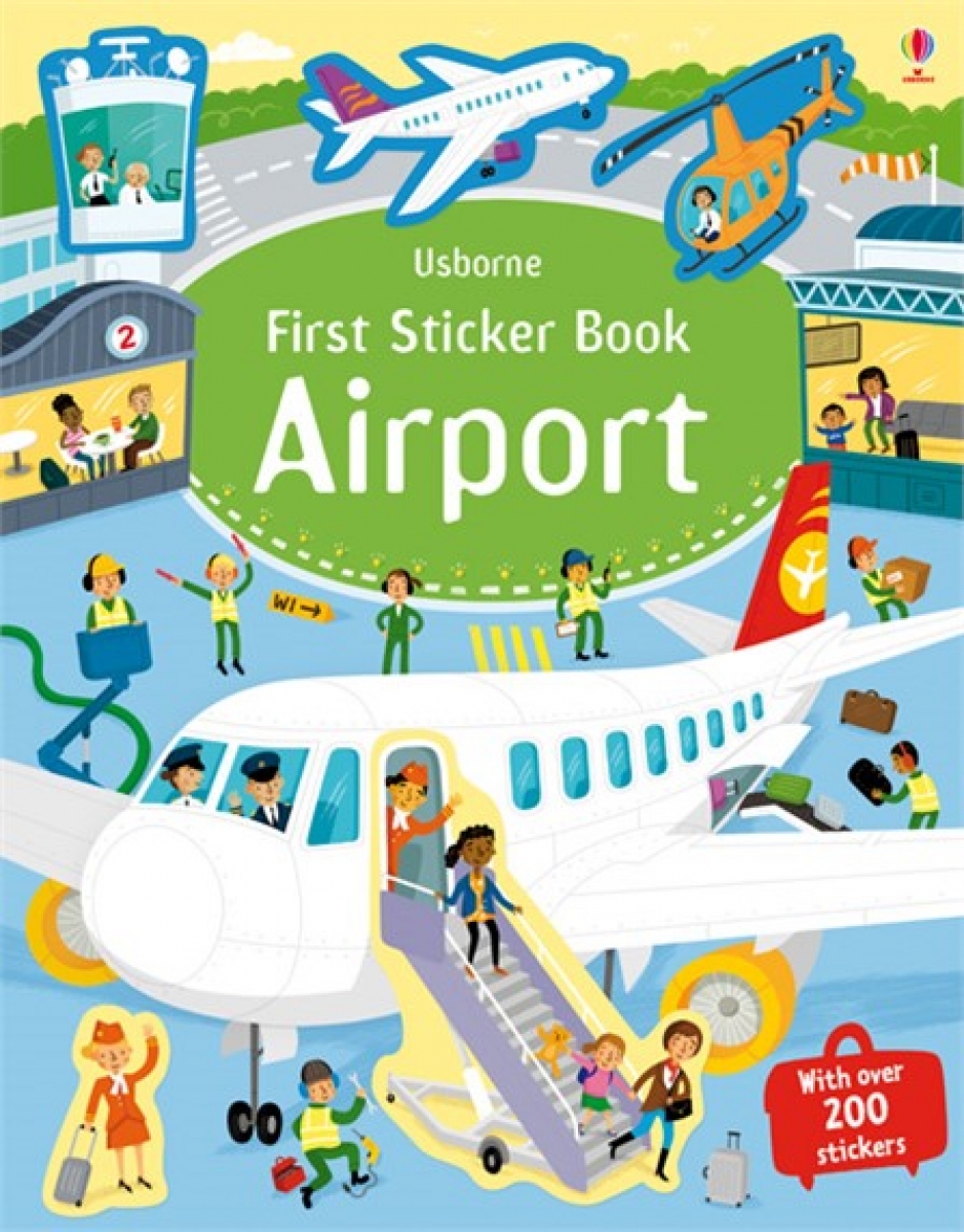 Smith S. First Sticker Book Airports 