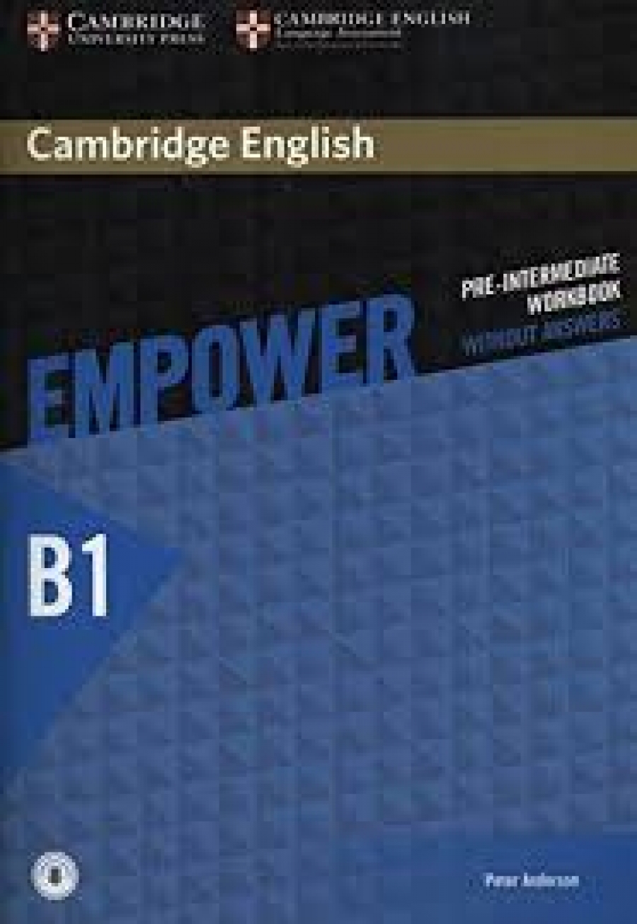 Anderson Cambridge English Empower Pre-intermediate Workbook without Answers with Downloadable Audio 