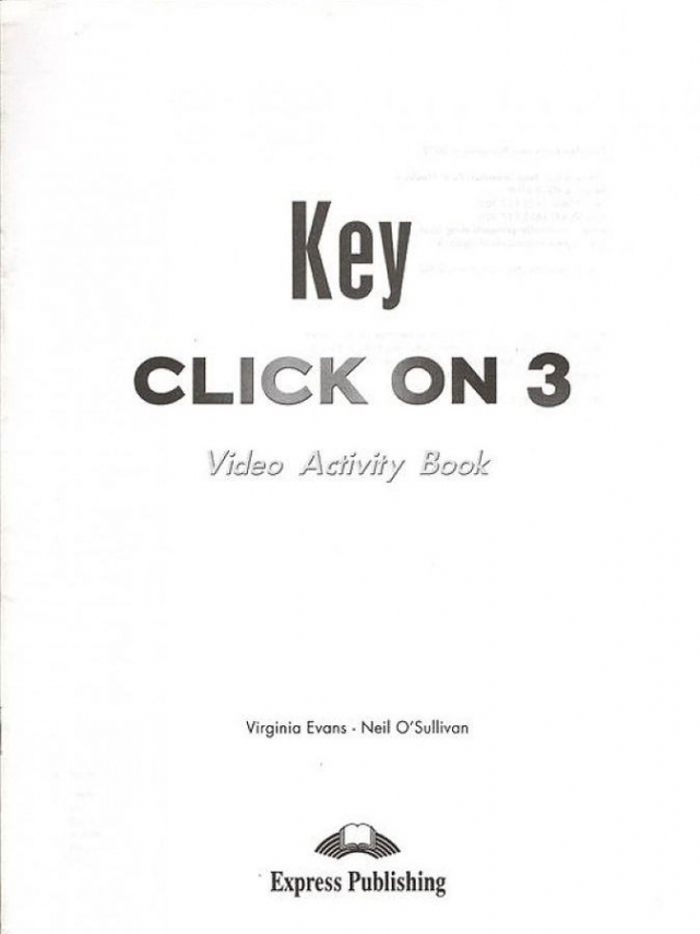 Click On 3. Video Activity Book Key.      . 