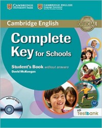 Mckeegan Complete Key for Schools Student's Book without Answers with Testbank (+ CD-ROM) 