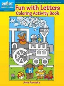 Pomaska Anna Fun with Letters. Coloring Activity Book 