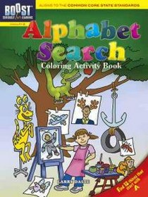 Daste Larry Alphabet Search. Coloring Activity Book 