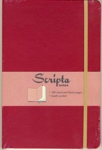 Scripta Notes. Large. Cinnabar. Ruled Journal 