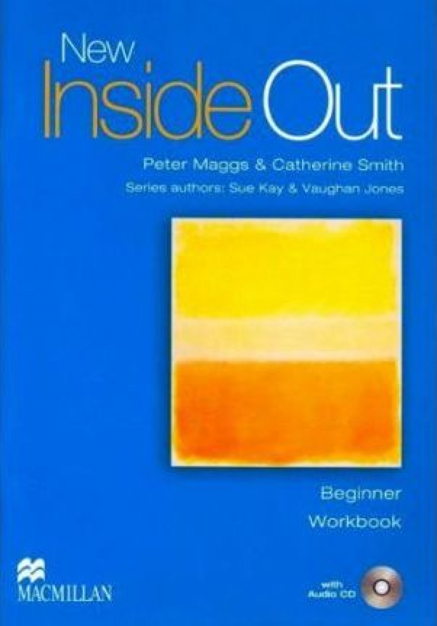 Sue Kay and Vaughan Jones New Inside Out Beginner Workbook wihout key + Audio CD Pack 