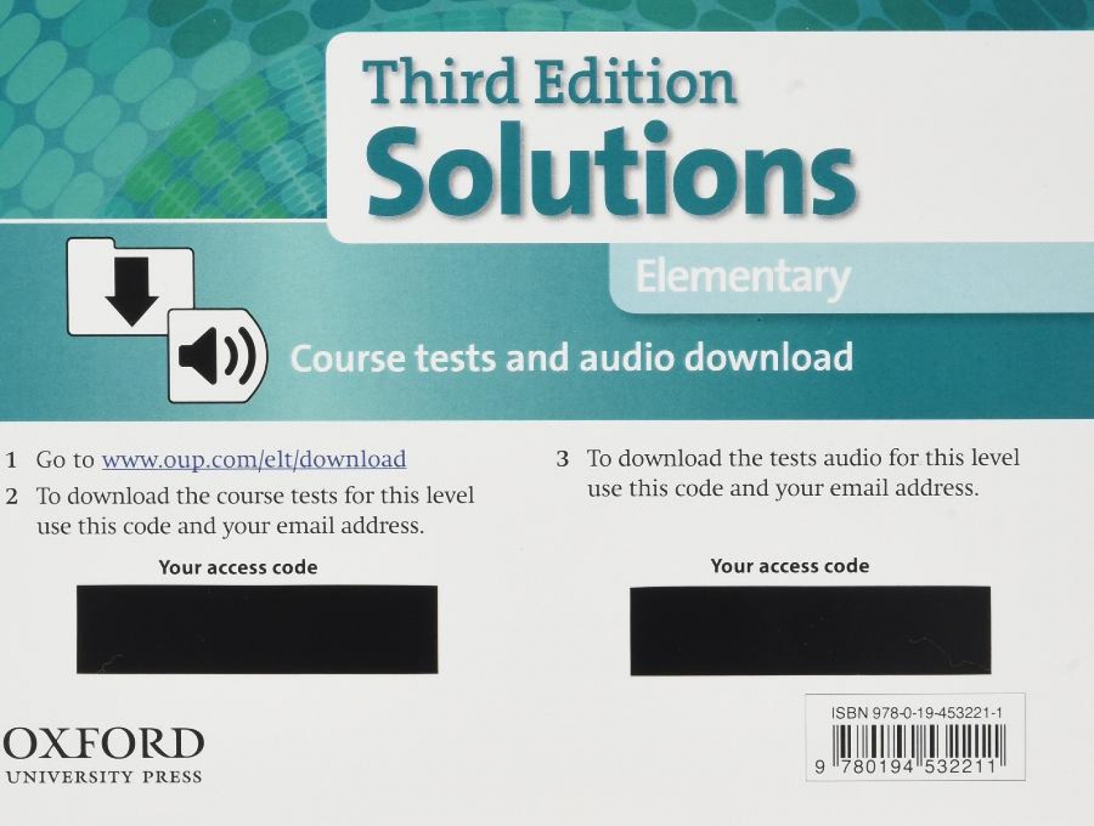 КОД ДОСТУПА Solutions (3rd edition) Intermediate Course Tests and audio  download - Paul A Davies, Купить c быстрой доставкой или самовывозом, ISBN  9780194532235 - КомБук (Combook.RU)