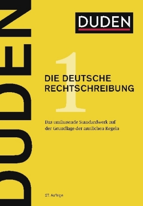 Duden Band 01 Die deutsche Rechnschreibung Buch 