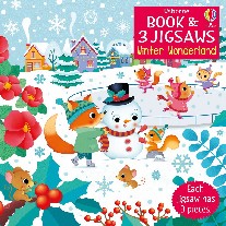 Taplin Sam Usborne Book & 3 Jigsaws:Winter Wonderland 