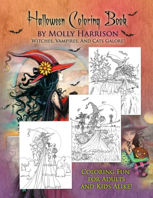 Harrison Molly Halloween Coloring Book 