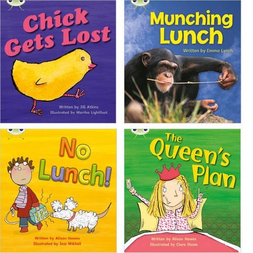 Alison, Atkins, Jill Lynch, Emma Hawes Learn to read at home with phonics bug: pack 4 (pack of 4 reading books with 3 fiction and 1 non-fiction) 
