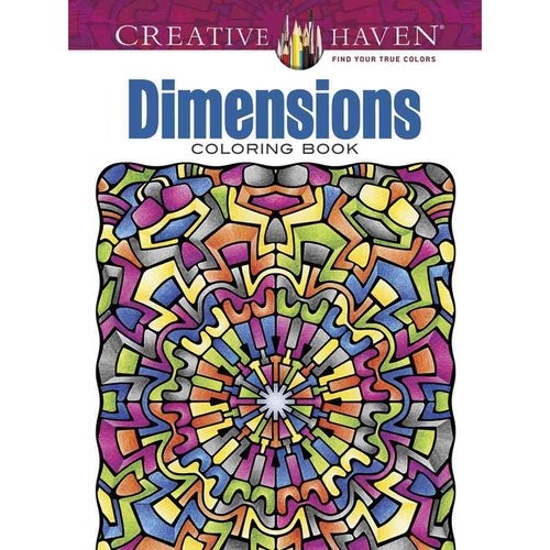 Creative Haven, Wik John Creative Haven Dimensions Coloring Book 
