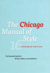 The Chicago Manual of Style 