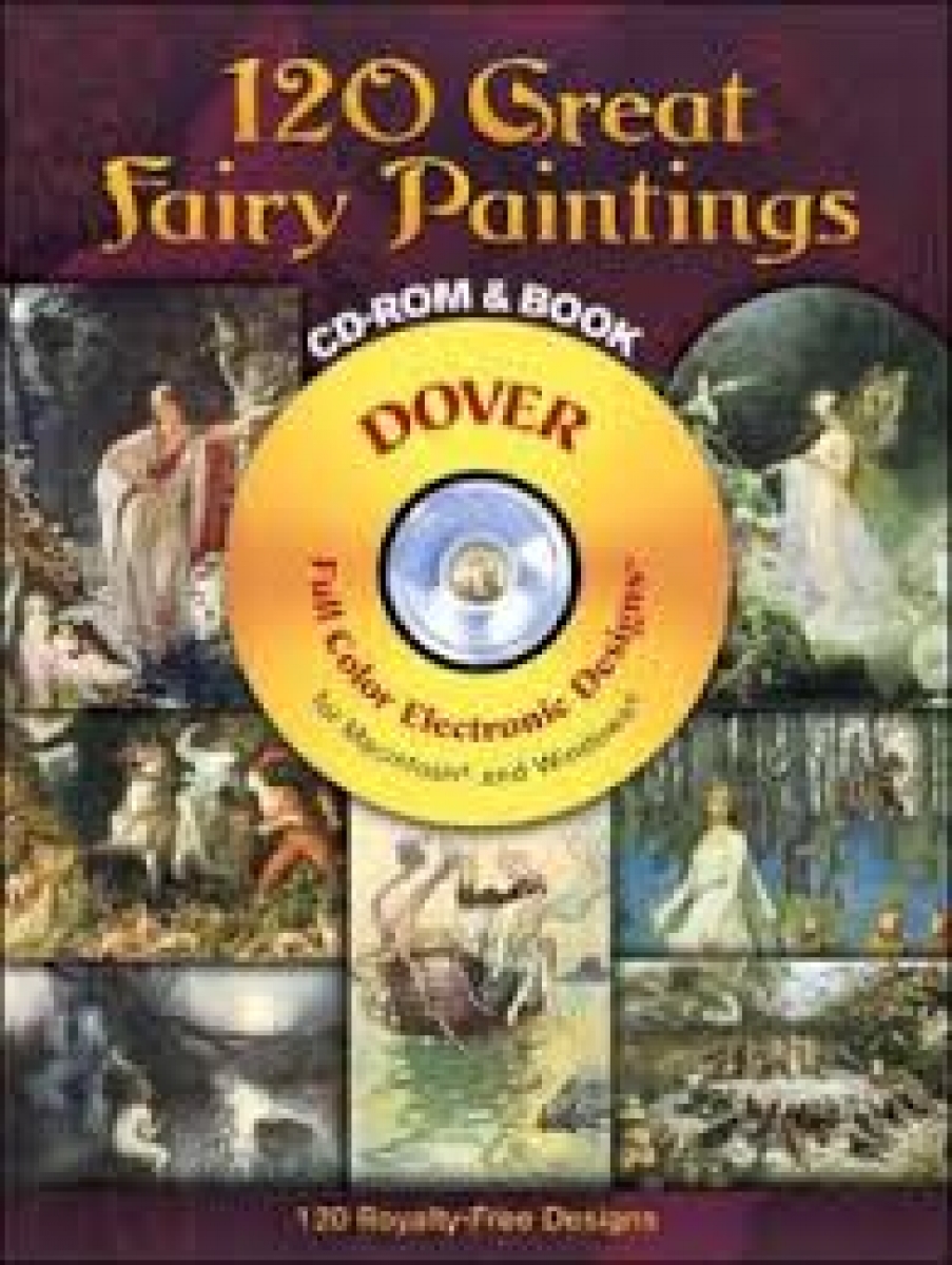Menges Jeff 120 Great Fairy Paintings CD-ROM and Book 