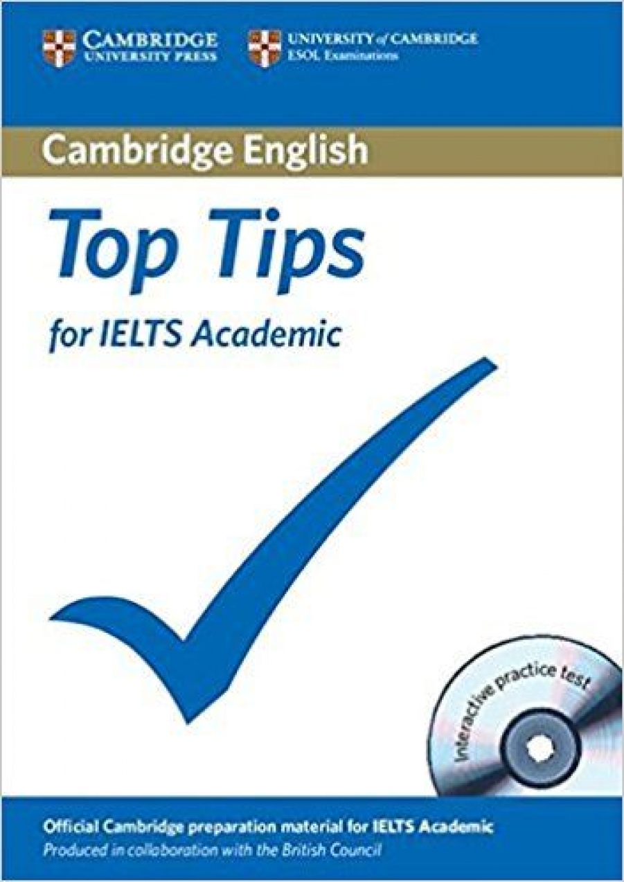 Cambridge ESOL Top Tips for IELTS Academic Paperback with CD-ROM 
