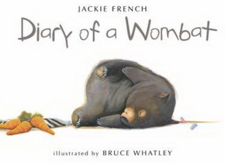 French, Jackie Diary of a Wombat   (PB) illustr. 