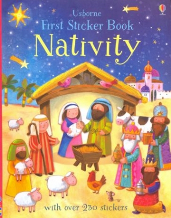 First Sticker Book Nativity 