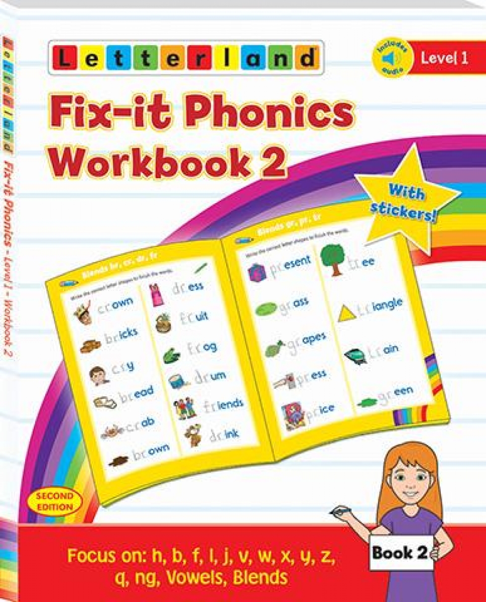 Lisa Holt Fix-it Phonics (2nd Edition) Level 1 Workbook 2 