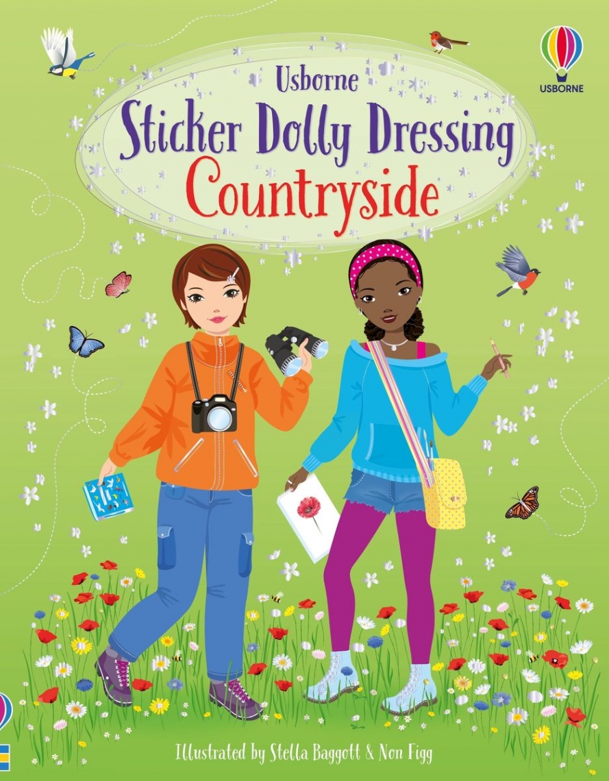 Fiona Watt Usborne Sticker Dolly Dressing Countryside 