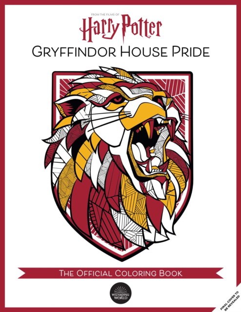 Insight Editions Harry Potter: Gryffindor House Pride: The Official Coloring Book: (Gifts Books for Harry Potter Fans 