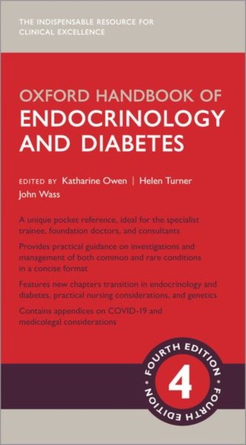 Katharine, Owen Oxford handbook of endocrinology & diabetes 4e 