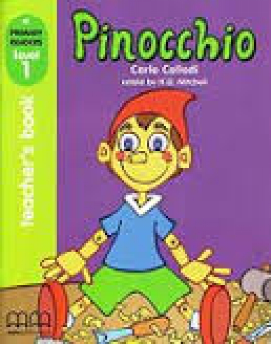 Primary Reader Level 1 Pinocchio Teachers Book With Audio CD 