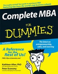 Peter E., Kathleen A. Complete MBA For Dummies, 2nd Edition 