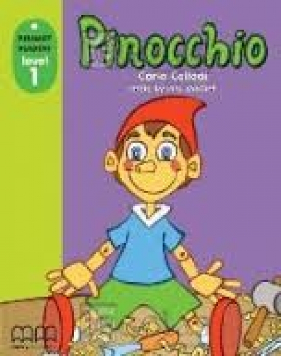 Carlo C. Primary Reader Level 1 Pinocchio With Audio CD 