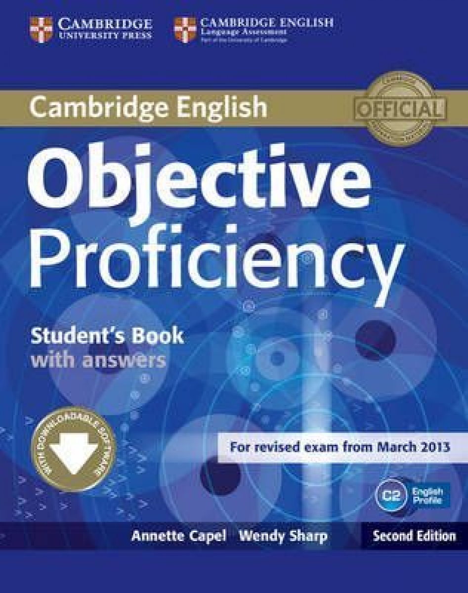 Capel Annette, Sharp Wendy Objective Proficiency Second edition Student's Book with answers with Downloadable Software 