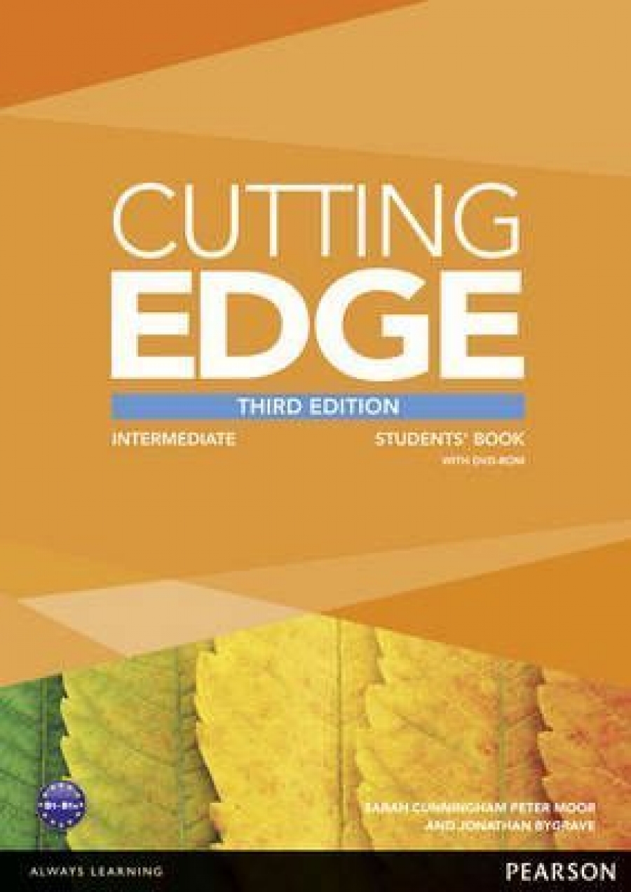 Jonathan, Cunningham, Sarah Moor, Peter Bygrave Cutting Edge 3rd Edition Intermediate Student's Book +DVD 