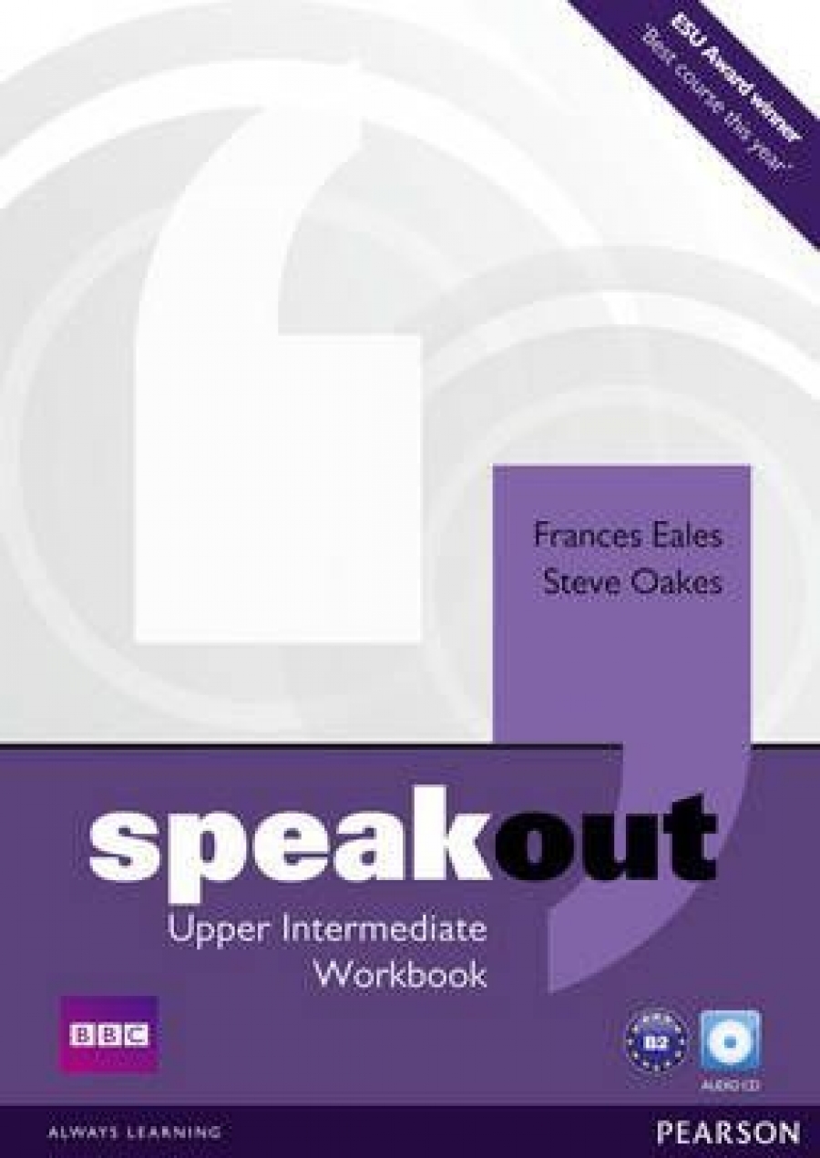 Frances Eales and Steve Oakes Speakout Upper Intermediate Level Workbook no Key and Audio CD 