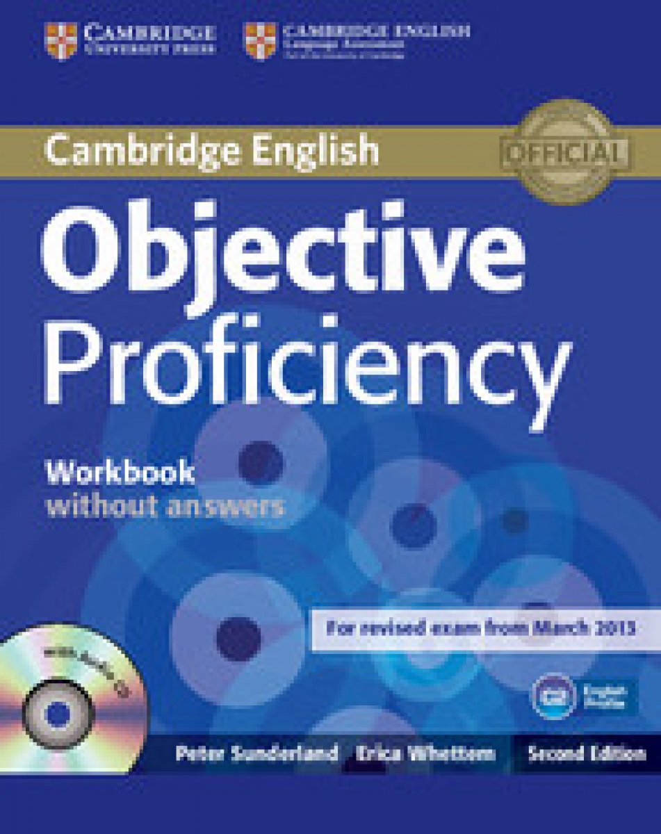 Annette Capel, Wendy Sharp Objective Proficiency (Second Edition) Workbook without Answers with Audio CD 