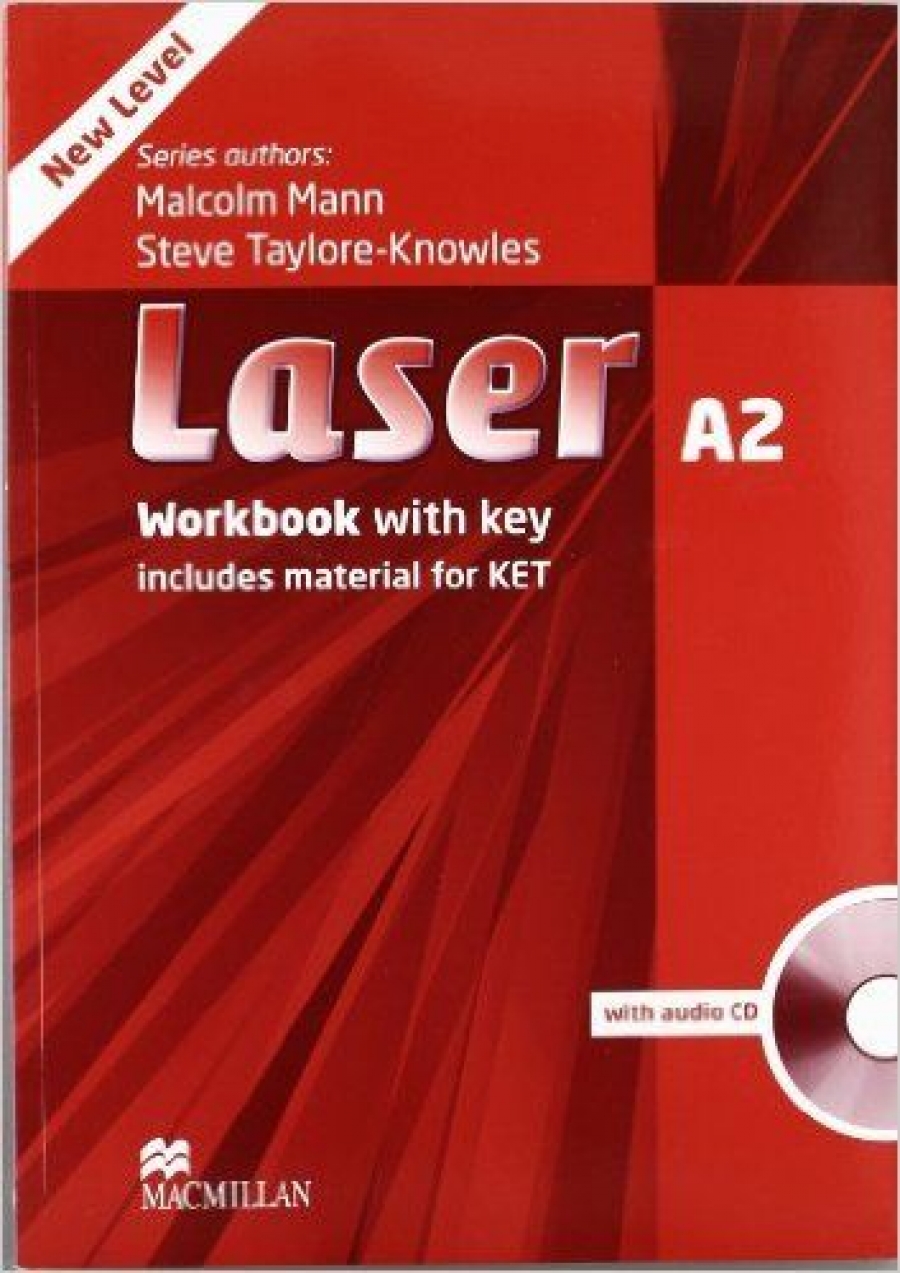 Malcolm Mann and Steve Taylore-Knowles Laser A2 Workbook with Key and CD Pack (3rd Edition) 