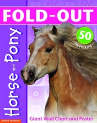 Gunzi C. Horses & Ponies: fold-out Poster Sticker Book 